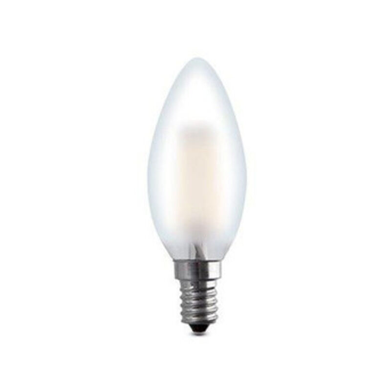 foto del prodotto led candela 4we14 lumen470 2700k fil sat. prezzo per 1 pezzo.