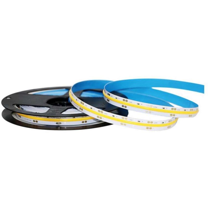 foto del prodotto led cob strip light ip20 24v 4000k 280 leds 10w m luce naturale