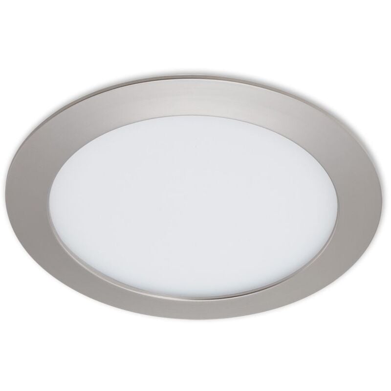 foto del prodotto led da incasso 1xled 12w 4000k 1200lm argento plastica 17cm briloner