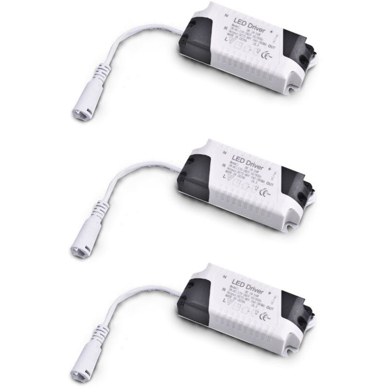 foto del prodotto led daidlight driver 3x led drc da 18w 24w dc jandei