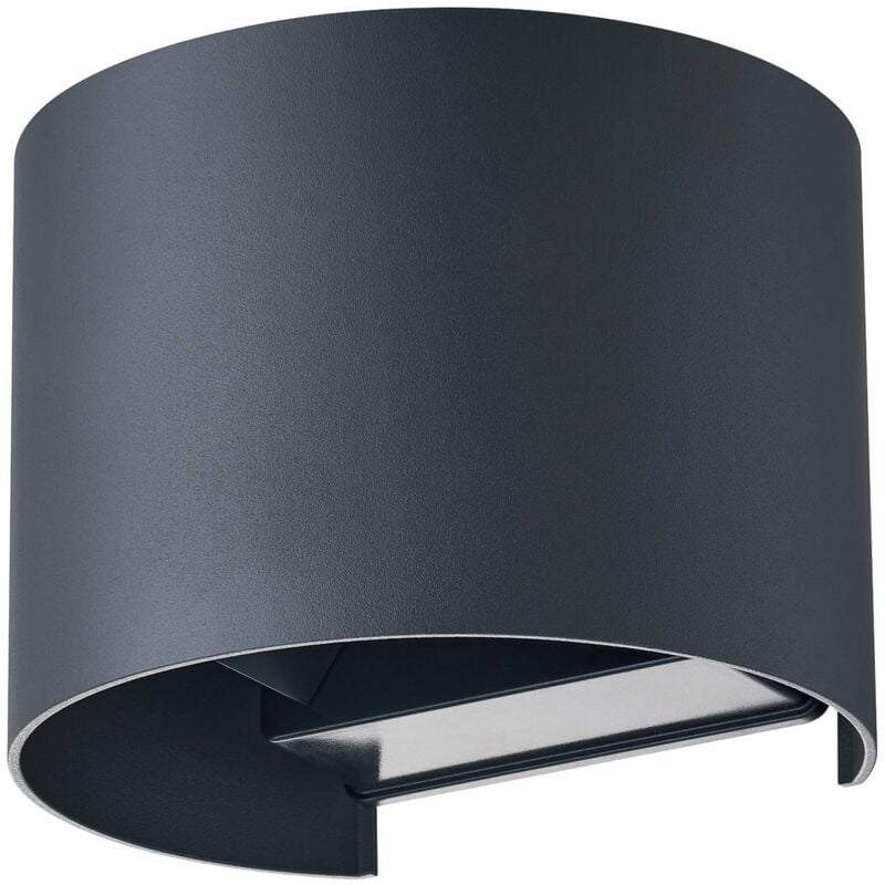foto del prodotto led dara in grigio da plastica lindby