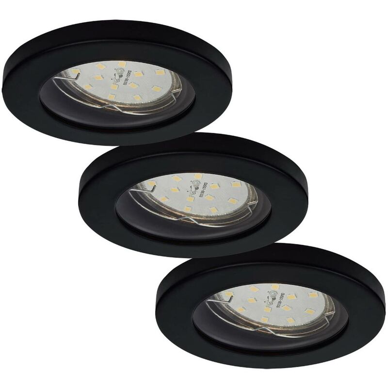 foto del prodotto led delfan in nero da alluminio elc