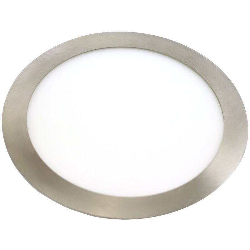 foto del prodotto led di downlight led 18w 6000k rount rount finizione acciaio in acciaio in acciaio jandei