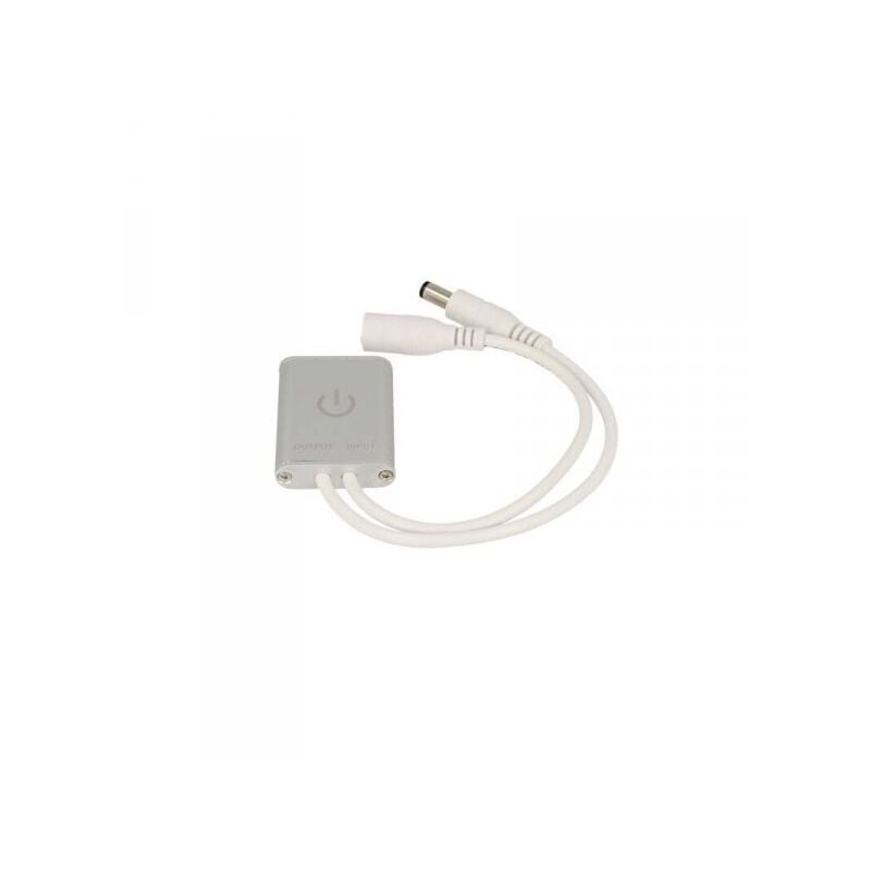 foto del prodotto led dimmer pwm interruttore a scomparsa touch su pannello legno o vetro specchio 12v 24v 4a