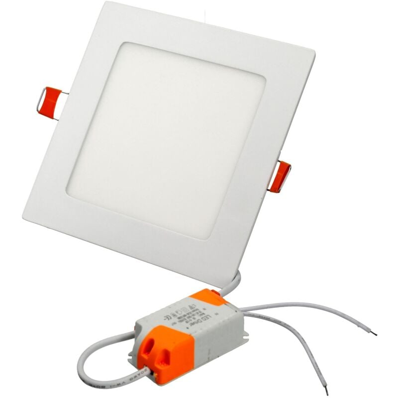 foto del prodotto led dofficio led 9w 6000k square embartra white downlight led jandei