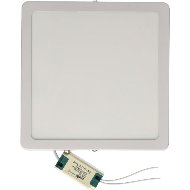foto del prodotto led downlight led 18w 4000k plax a led di superficie bianca quadrata jandei