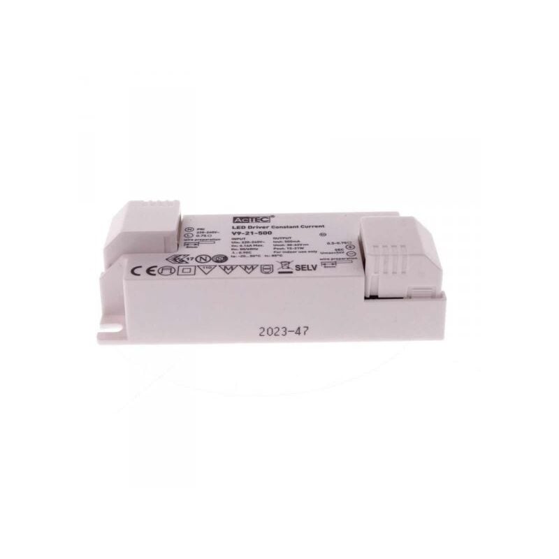 foto del prodotto led driver cc corrente costante 500ma 30v 42vdc per alimentare led max 21w