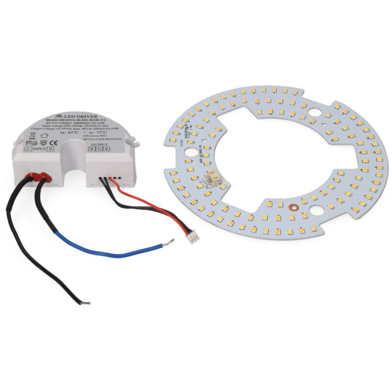 foto del prodotto led e trasformatore di ricambio per i ventilatori 33808,33809,33810,33811,33812 e 33814