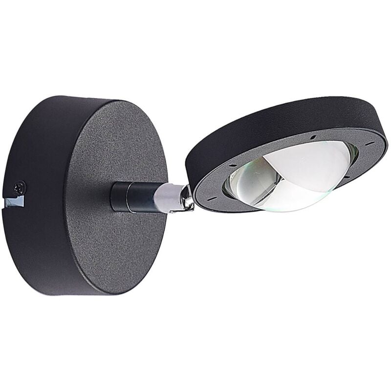 foto del prodotto led edonita in nero da metallo lindby
