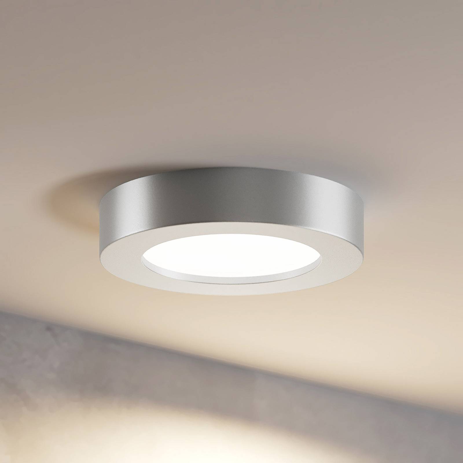 foto del prodotto led edwina in grigio da alluminio prios