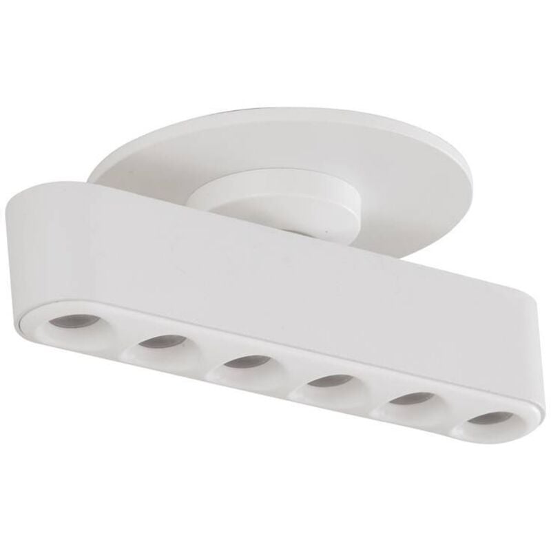 foto del prodotto led eldrin in bianco da alluminio lindby