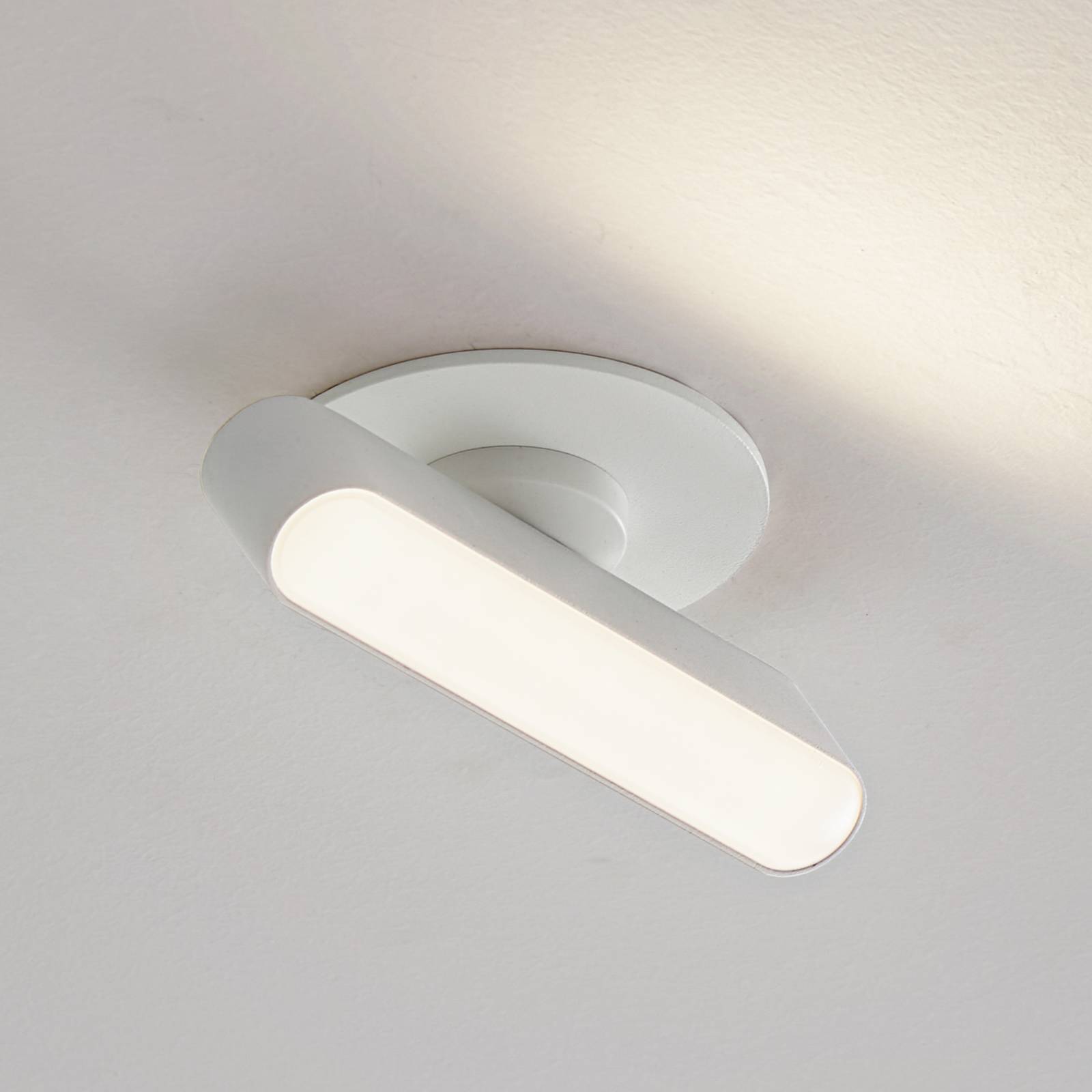 foto del prodotto led eldrin in bianco da metallo lindby