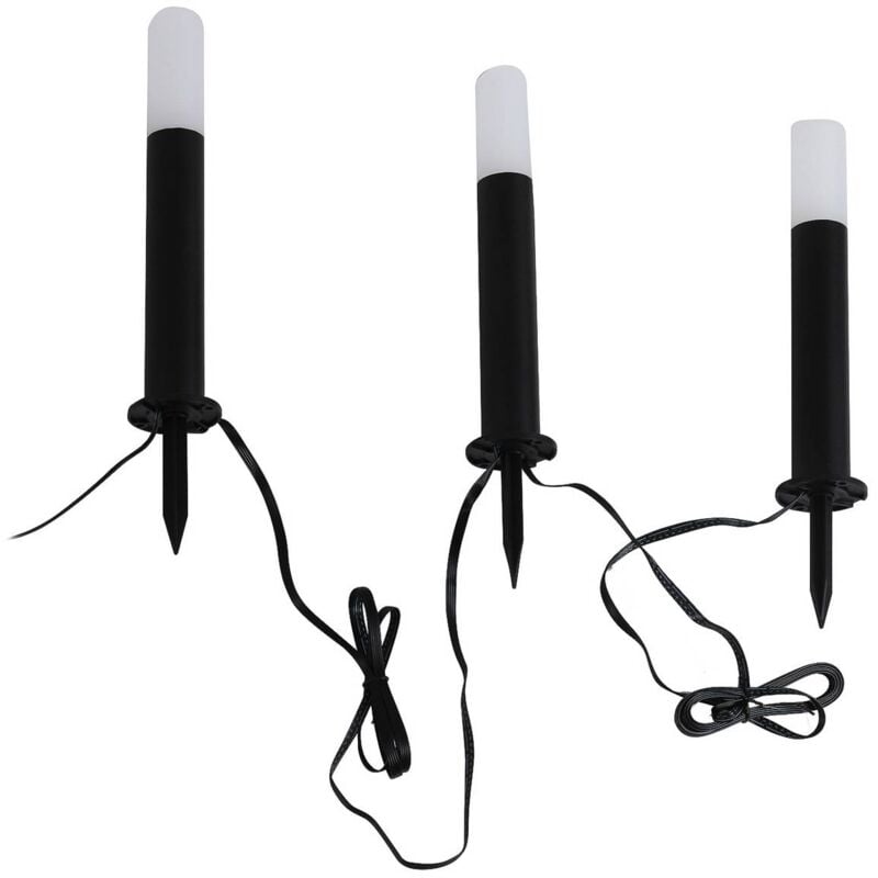 foto del prodotto led elvor in nero da acciaio inox lindby