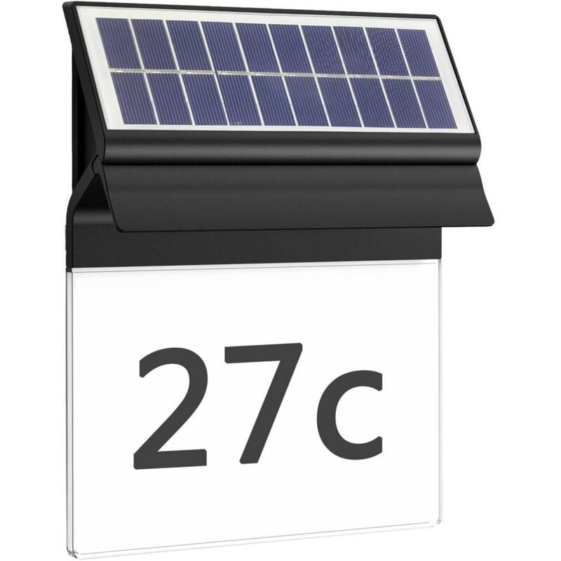 foto del prodotto led enkara 8720169265462 lampada solare per numero civico led monocolore 0.4 w nero philips