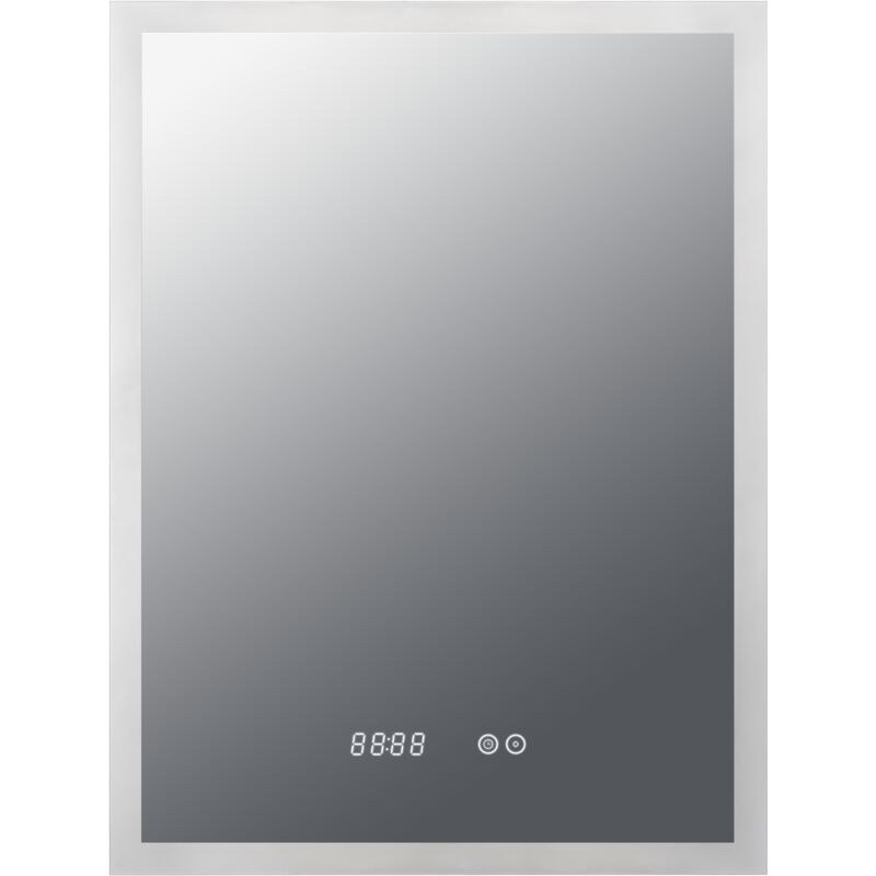 foto del prodotto led espejo ba o interruptor t ctil funci n memoria elegante moderna cosm tica tipo 1, 60x80 cm paco home
