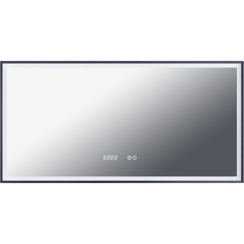 foto del prodotto led espejo ba o interruptor t ctil funci n memoria elegante moderna cosm tica tipo 6, 120x60 cm paco home