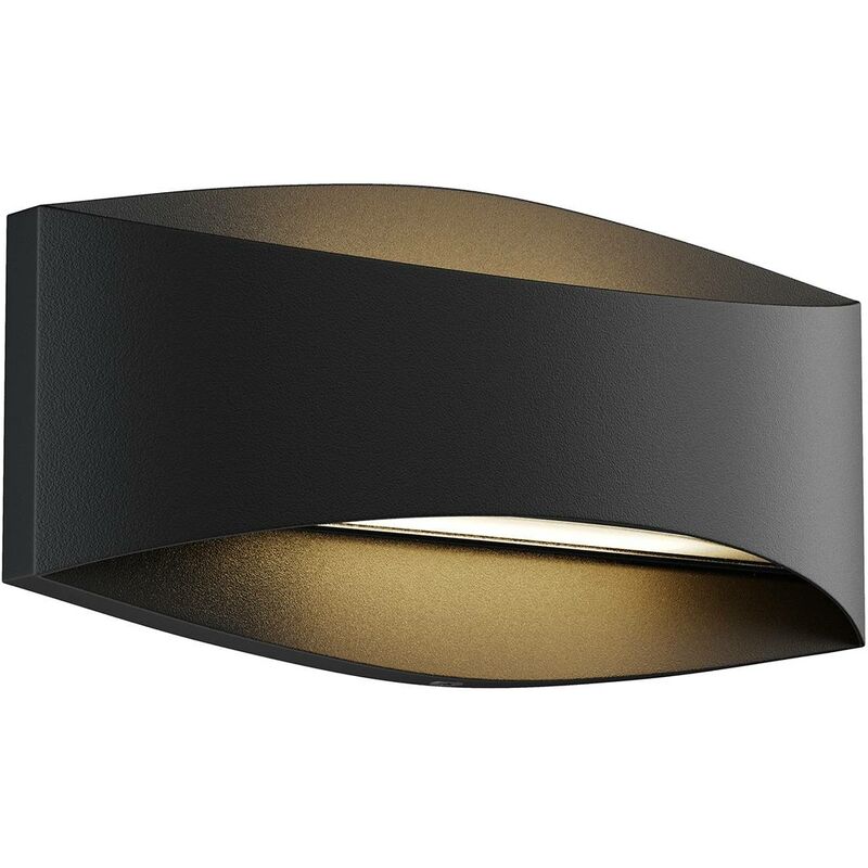 foto del prodotto led evric in nero da alluminio lindby