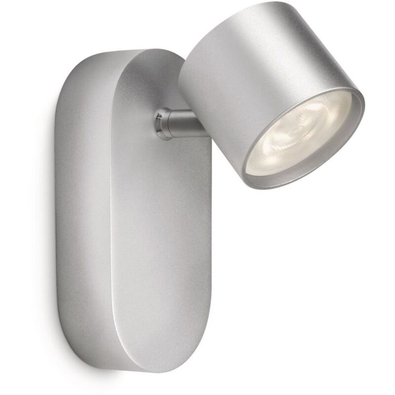 foto del prodotto led faretto a parete, 1x4.5w, alluminio - philips