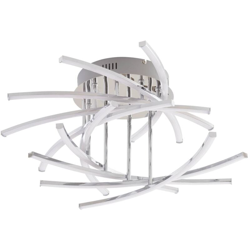 foto del prodotto led 'flakira' in argento da alluminio - lindby