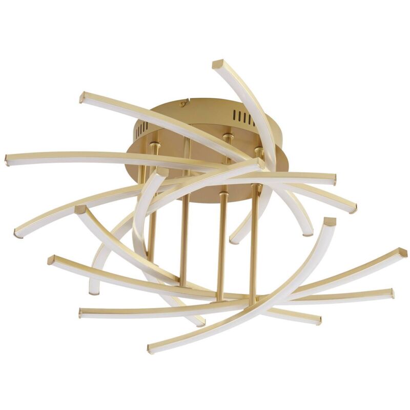 foto del prodotto led 'flakira' in marrone da alluminio - lindby