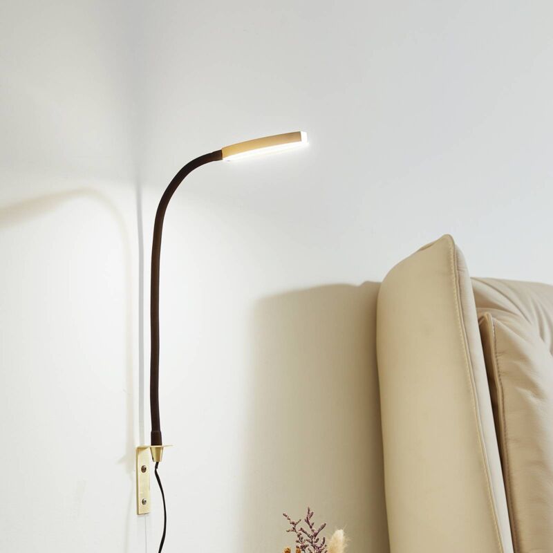 foto del prodotto led flexola in nero da metallo lindby
