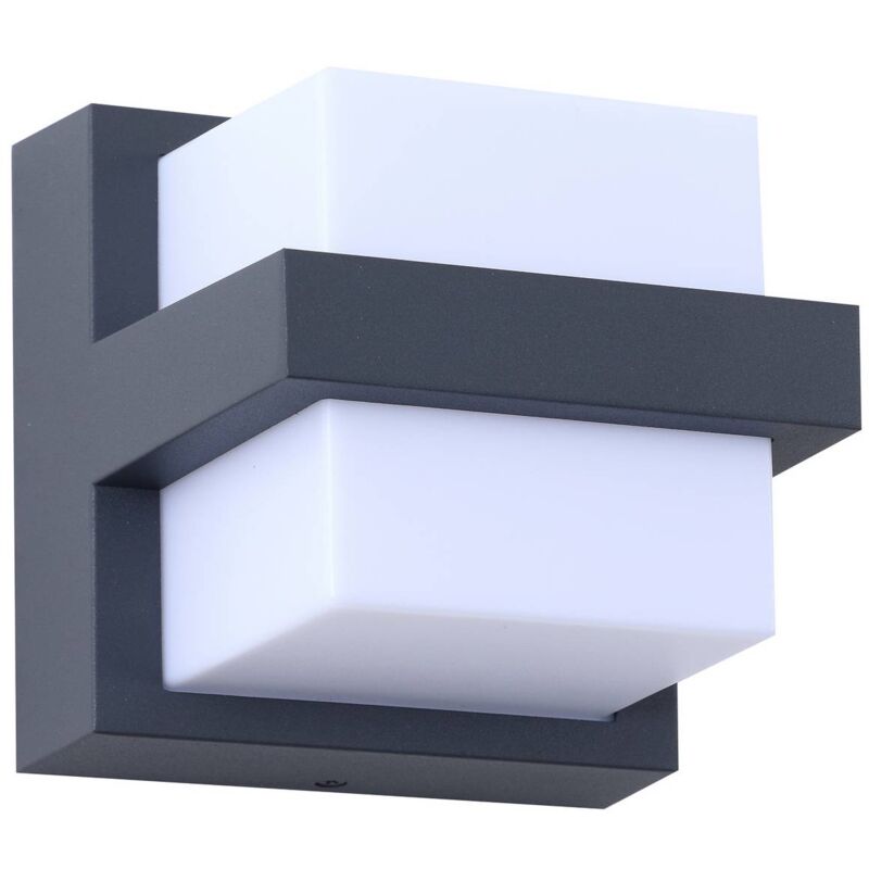 foto del prodotto led fyra in grigio da alluminio lindby