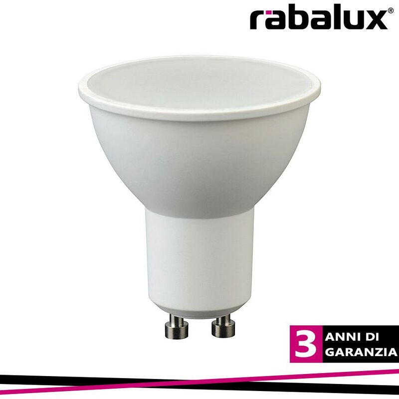foto del prodotto led gu10 7w, 595 lm, 4000k d50 x h54 mm luce naturale
