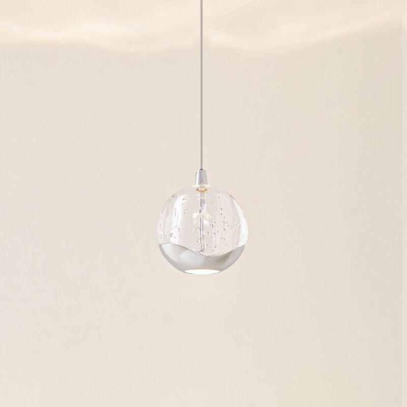 foto del prodotto led 'hayley' in trasparente da vetro - lucande