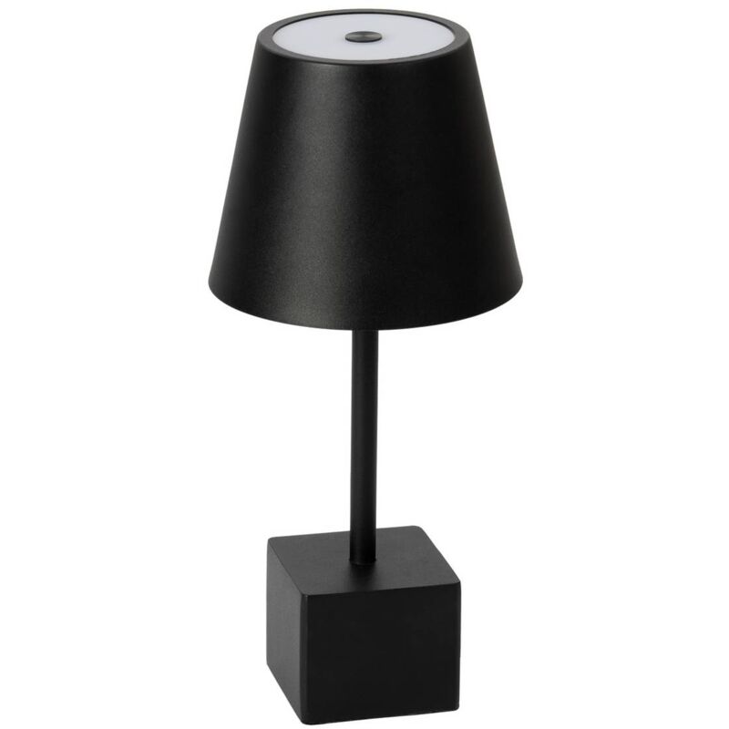 foto del prodotto led janea in nero da metallo lindby
