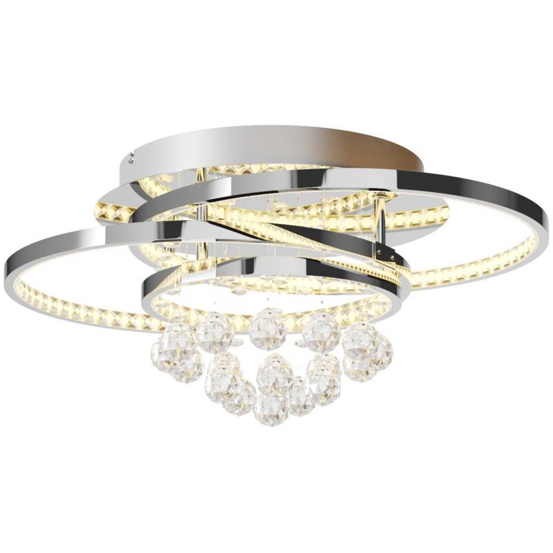 foto del prodotto led 'keely' in argento da metallo - lucande