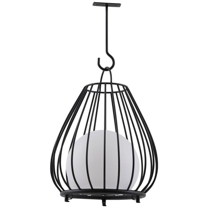 foto del prodotto led kelda in nero da alluminio lindby