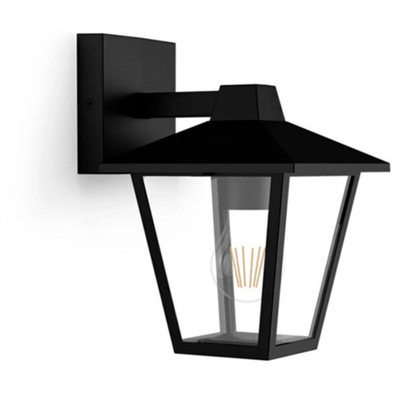 foto del prodotto led kinno 929004141201 lampada da parete per esterno e27 nero - philips