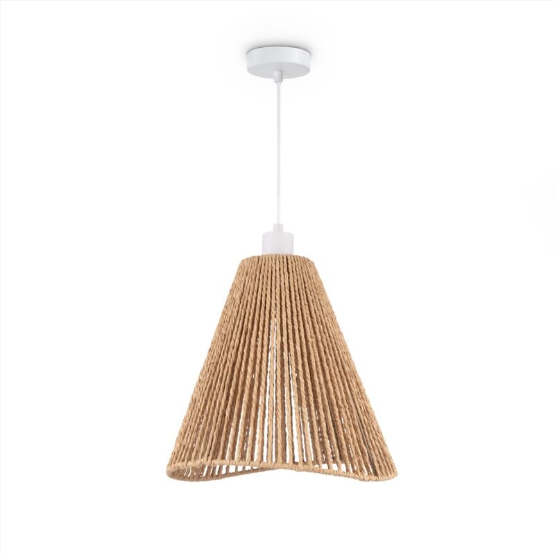 foto del prodotto led l mpara colgante comedor l mpara colgante sal n cocina papel estilo boho e27 bianco, typ 3 de paco home