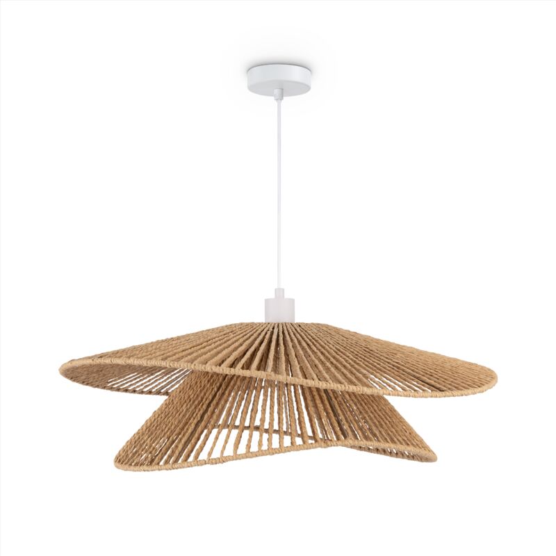 foto del prodotto led l mpara colgante comedor l mpara colgante sal n cocina papel estilo boho e27 bianco, typ 4 de paco home