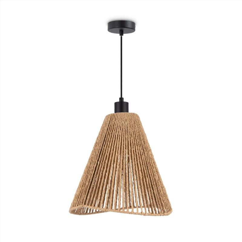 foto del prodotto led l mpara colgante comedor l mpara colgante sal n cocina papel estilo boho e27 nero, typ 3 de paco home