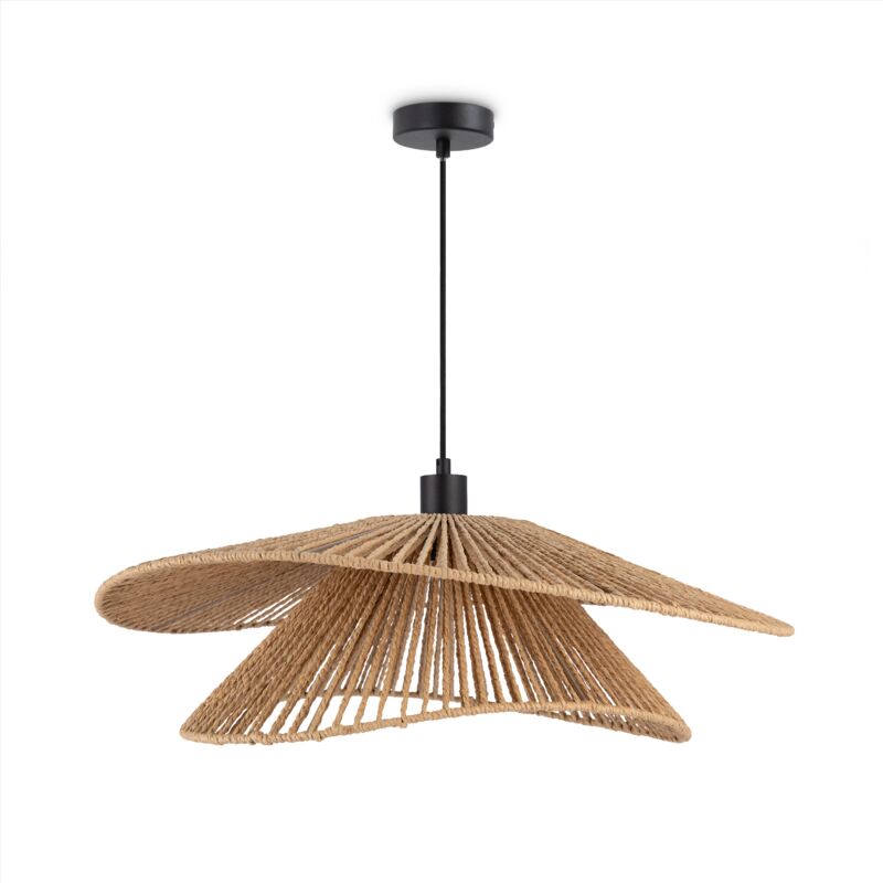 foto del prodotto led l mpara colgante comedor l mpara colgante sal n cocina papel estilo boho e27 nero, typ 4 de paco home
