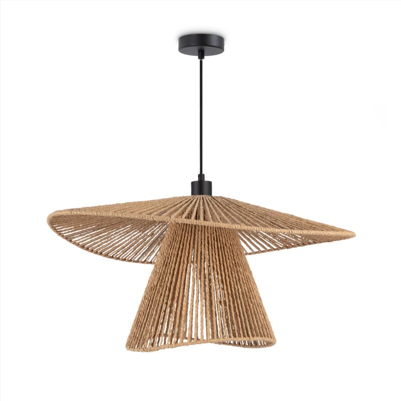 foto del prodotto led l mpara colgante comedor l mpara colgante sal n cocina papel estilo boho e27 nero, typ 6 de paco home