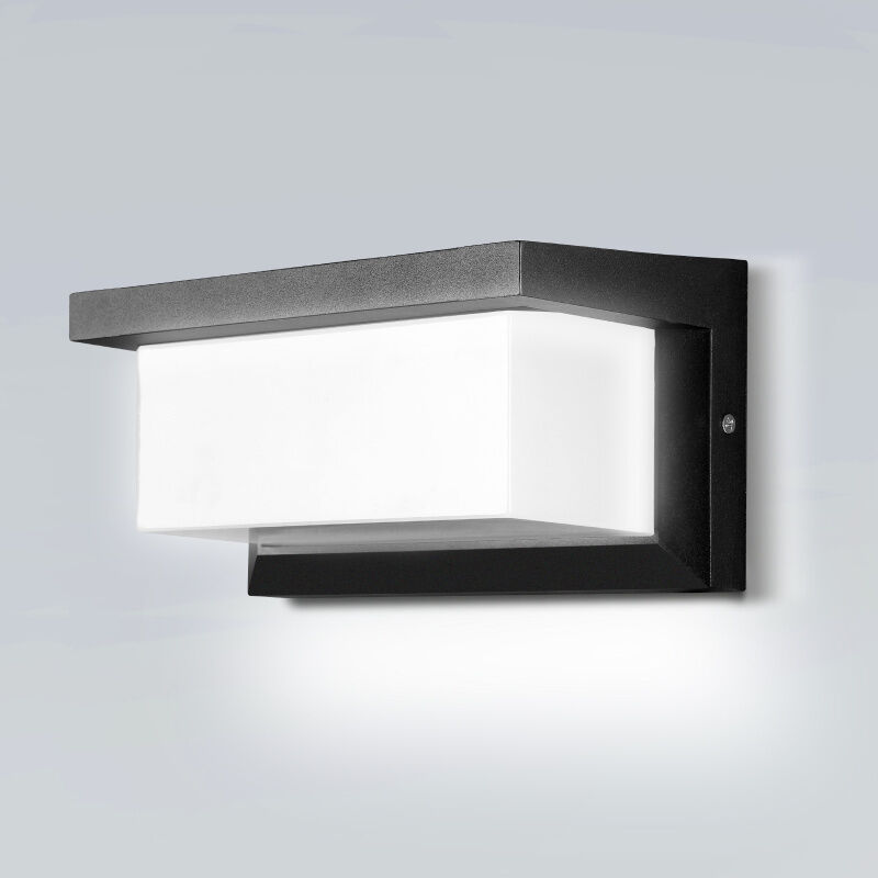 foto del prodotto led lampada a parete plafoniera 18w sensore per scale esterne ip65 bianco freddo randaco