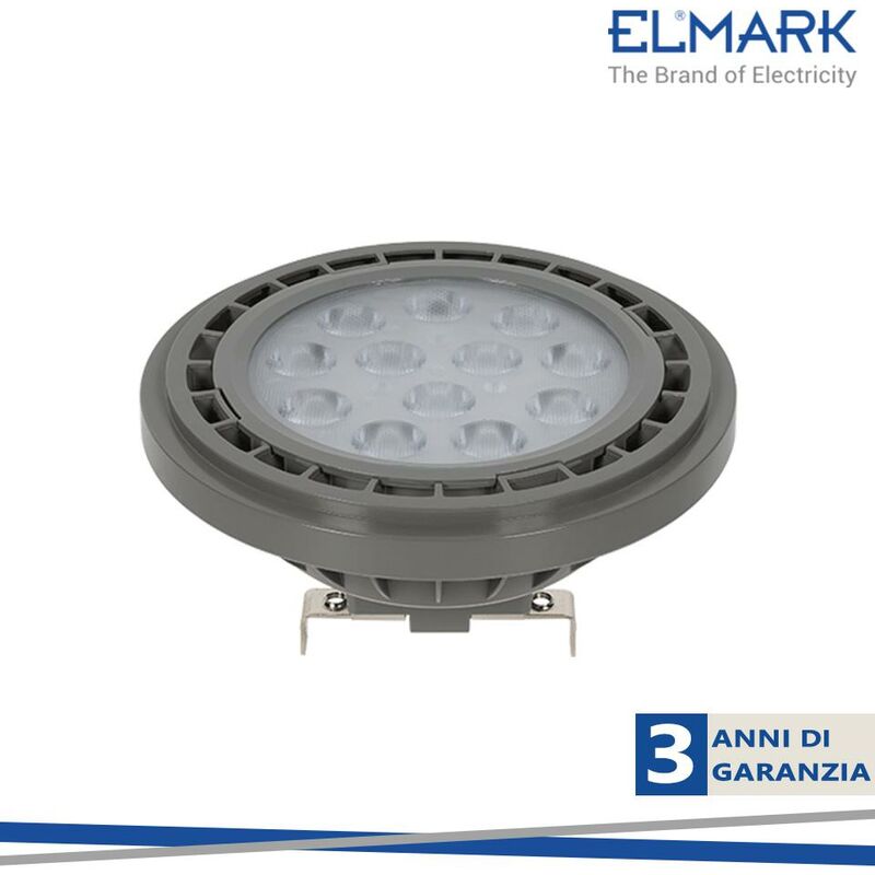 foto del prodotto led lampada ar111 high power 11w g53 220v ac bianco caldo dimmerabile luce calda