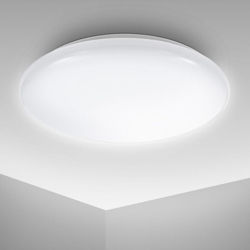 foto del prodotto led lampada da soffitto plafoniera 28cm 12w soggiorno design lampada luce 230v bianco