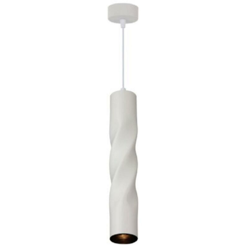foto del prodotto led lampada sospensione hanging fixture gu10 alluminium white body 5.5x30cm optonica