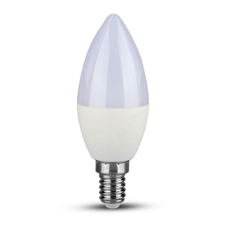 foto del prodotto led lampadina 4.5w e14 candle 6500k luce fredda