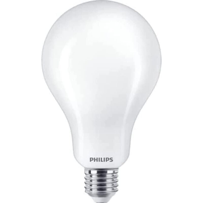 foto del prodotto led lampadina goccia, 23w, e27, luce bianca calda, 3452 lumen, x l 9,5 cm x 16,5 cm philips