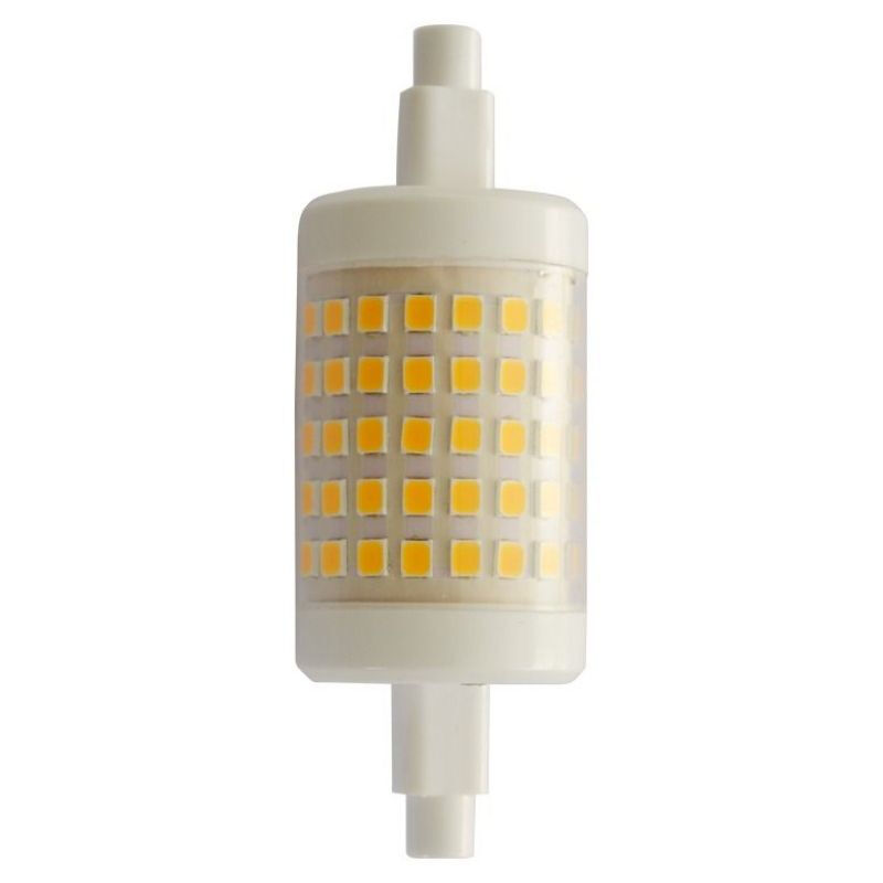 foto del prodotto led lampadina plastica 7w r7s 78mm 3000k luce calda