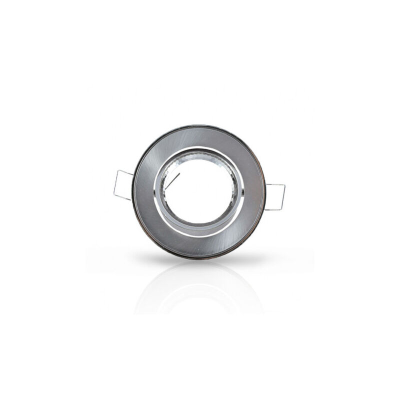 foto del prodotto led led finestra di supporto spot 45 argento ip20 85mm foratura 72mm