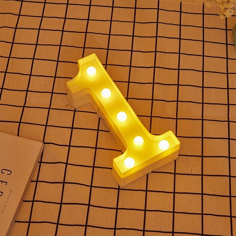 foto del prodotto led led numero 1 calb bianco illuminato jandei