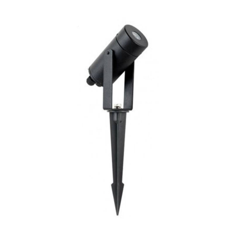 foto del prodotto led led piquet proiettore nero 1.6w 165lm 9.5vdc ip67 impermeabile ik09 58mm bianco caldo 2900k