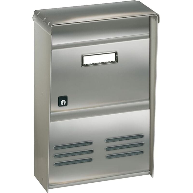 foto del prodotto led leds alubox dublo evo cassetta postale peresterni in acciaio inox 470li 26x37,5x12 cm