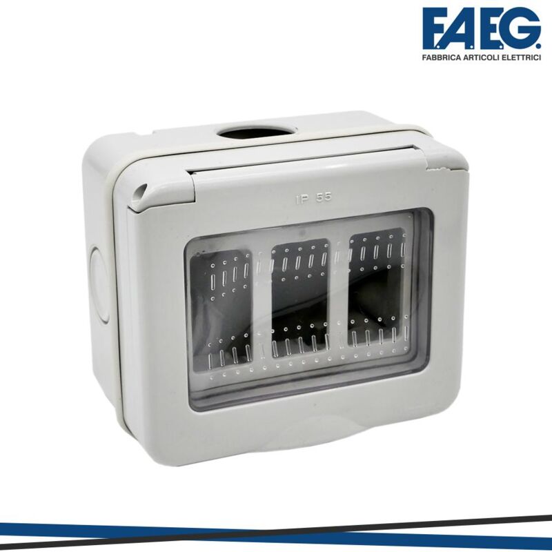 foto del prodotto led leds cassetta stagna vuota 3p c portello