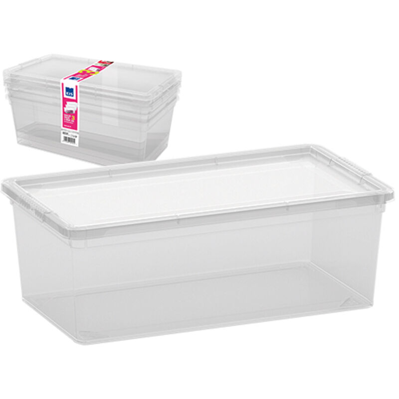 foto del prodotto led leds - contenitori multibox multiuso per alimenti in plastica trasparente c box set 3 pezzi